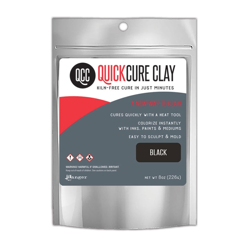 Ranger Quickcure Clay Black 8oz