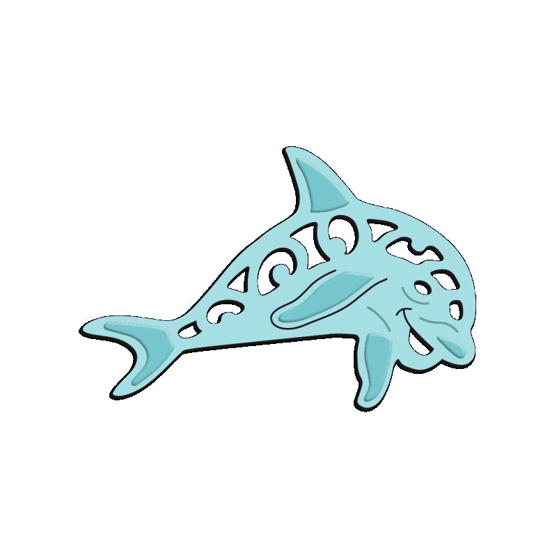 Sue Dix Dancing Dolphin Sweet Dixie Cutting Die
