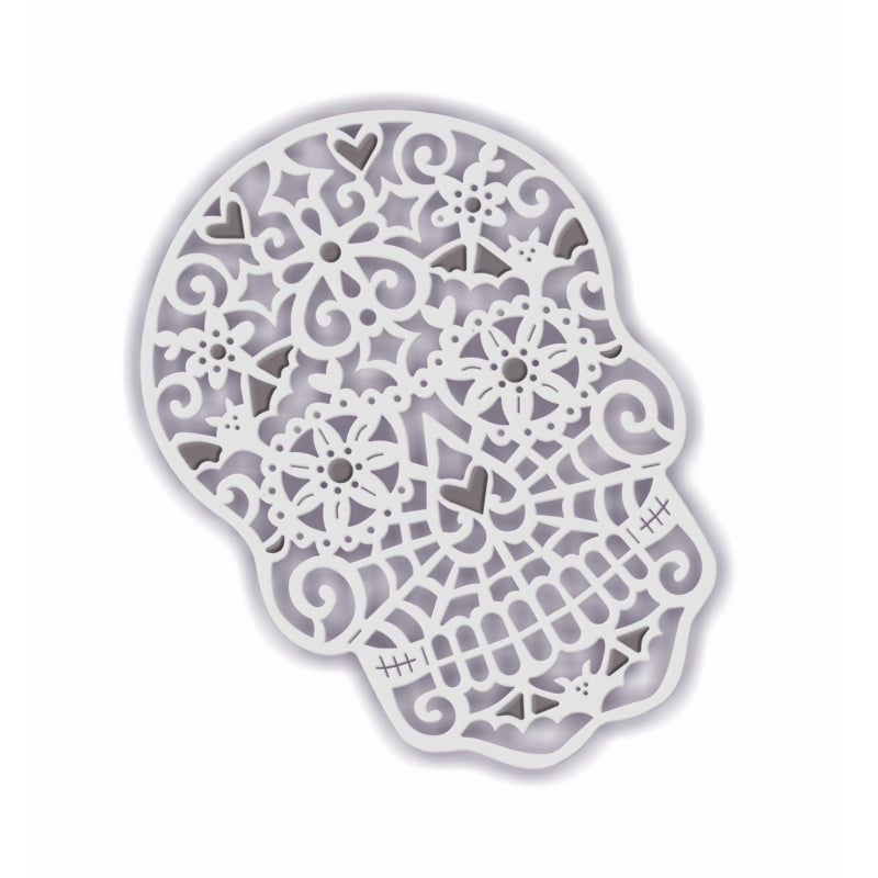 Sue Dix Halloween Sugar Skull Sweet Dixie Cutting Die