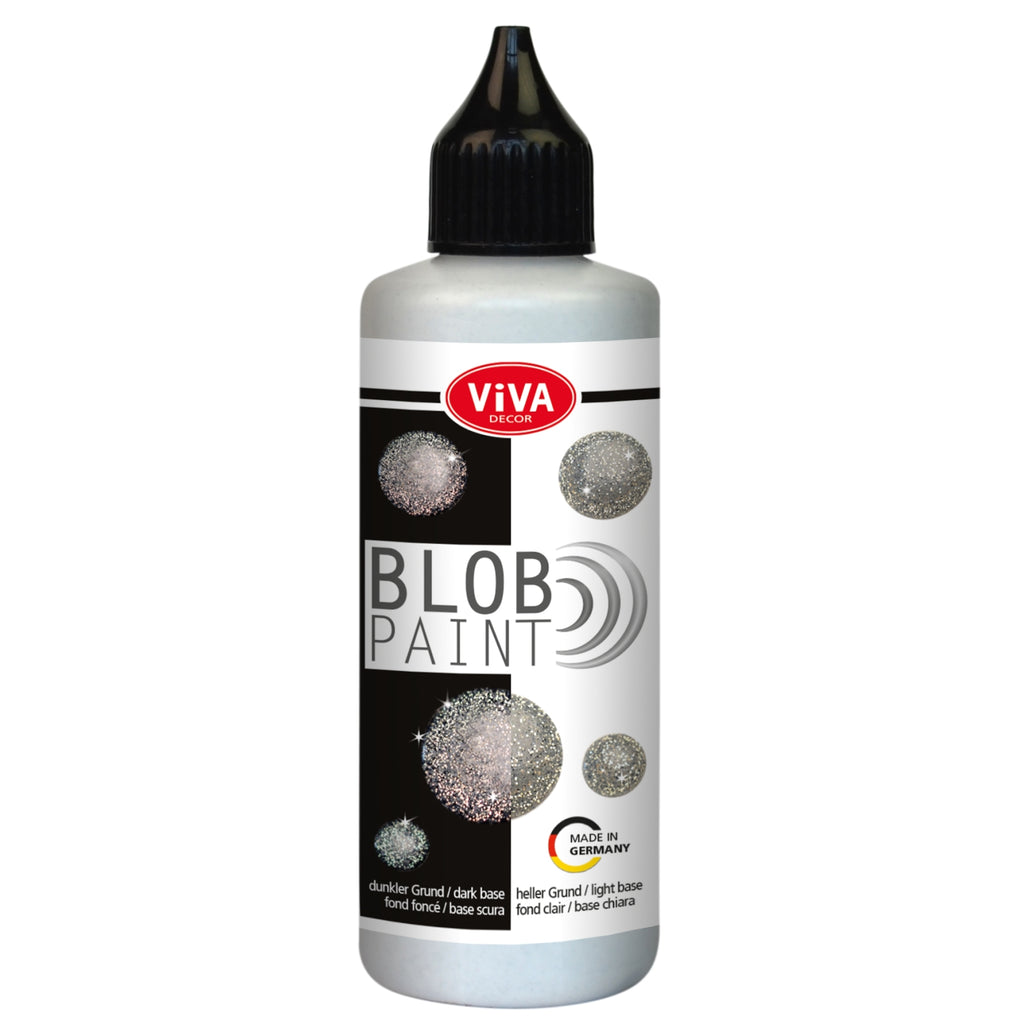 Viva Decor Blob Paint 90 Ml Silver Glitter