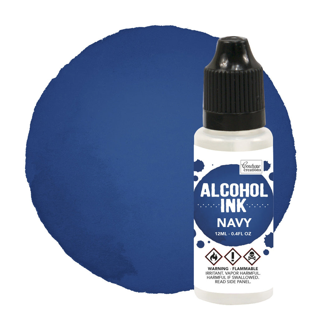 Couture Creations Navy Alcohol Ink 12ml / 0.4fl Oz.