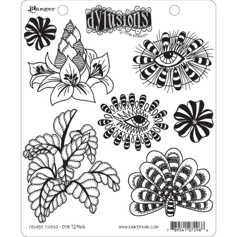 Ranger Dylusions Stamp Foliage Fillers