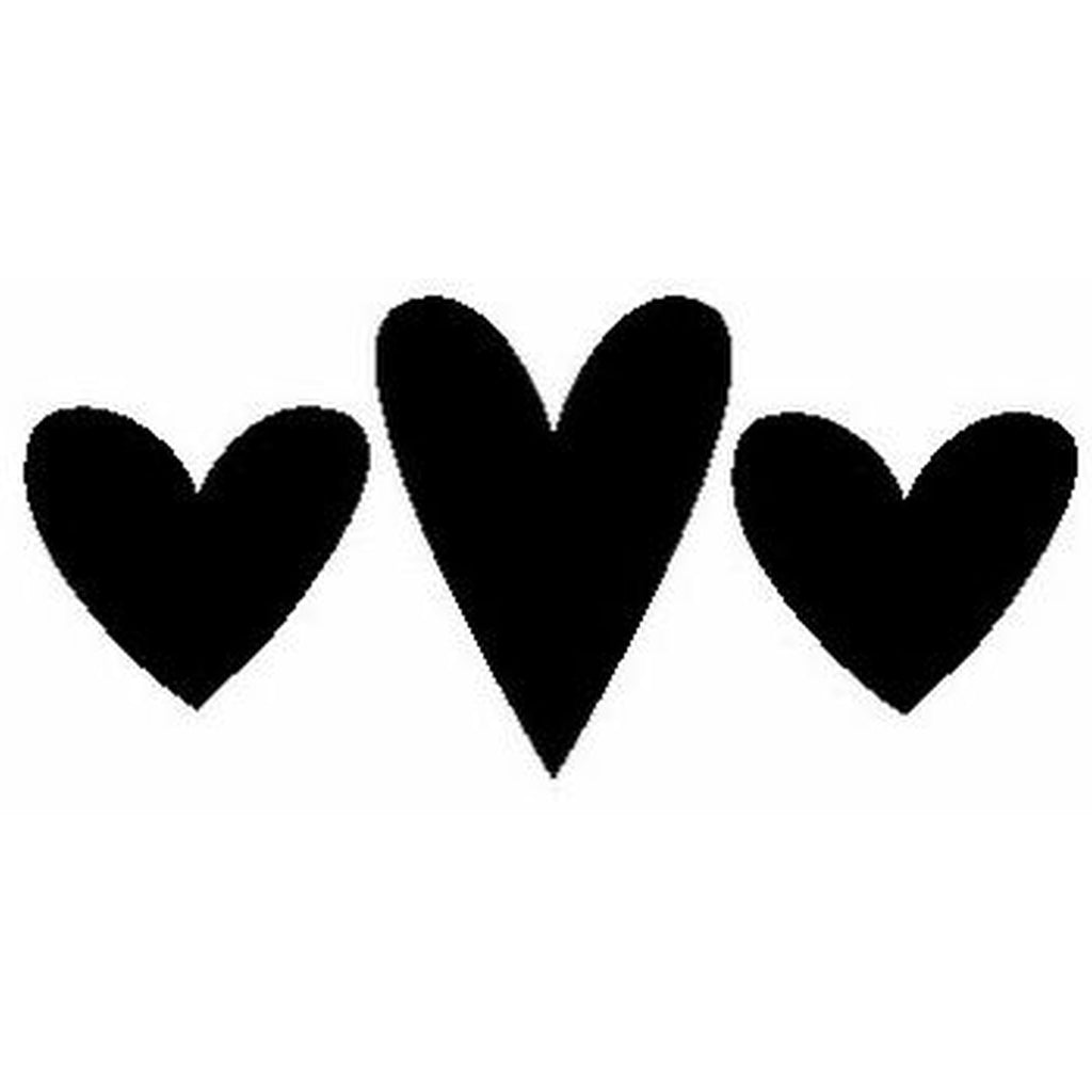Art Gone Wild Hearts Silhouette