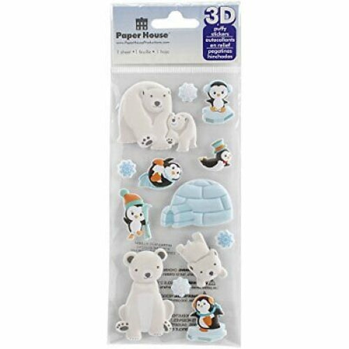 Paper House Productions Polar Animals - Sticker - Puffy