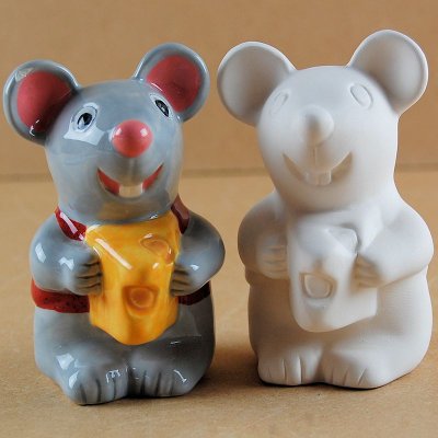 Country Love Crafts Party Time Mouse (Carton Of 6)