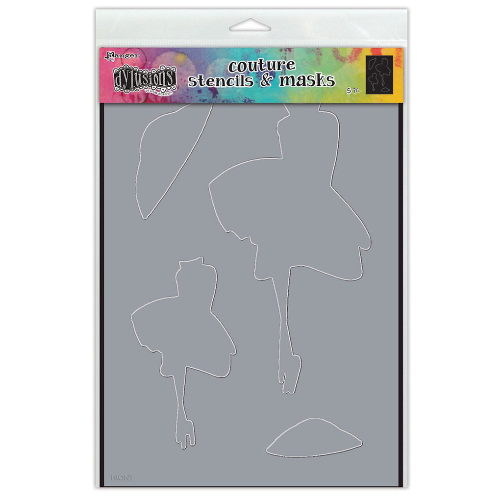 Ranger Dylusions Couture Stencils & Masks Walk In The Park