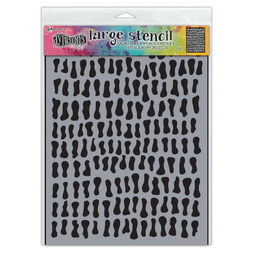 Ranger Dylusions Couture Stencils & Masks Golden Nuggets, Large