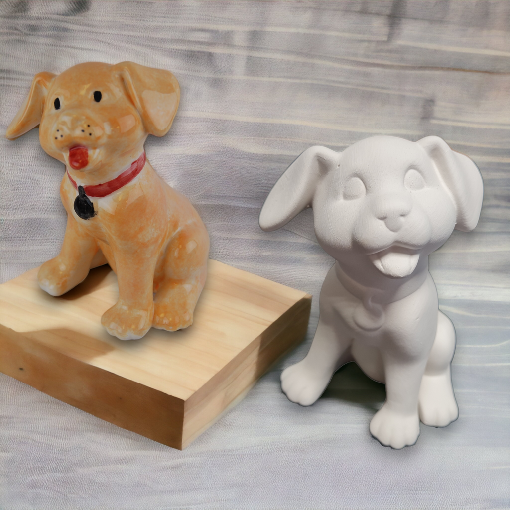 Country Love Crafts Sitting Dog (Carton Of 12)