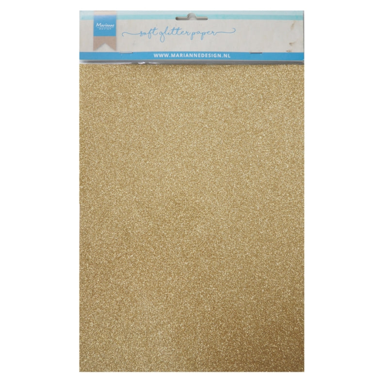 Marianne Design Soft Glitter Paper - Gold