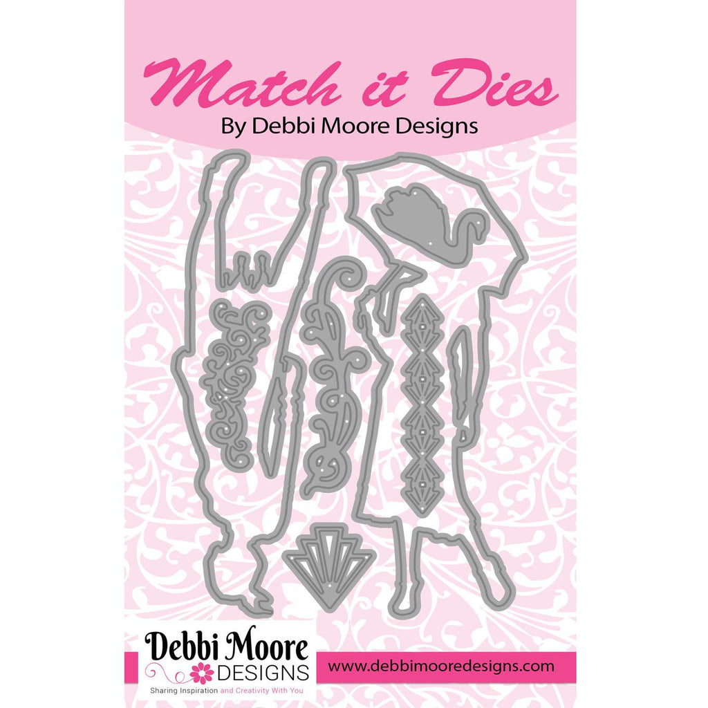 Debbi Moore Designs Match It - Springtime Die - Art Deco