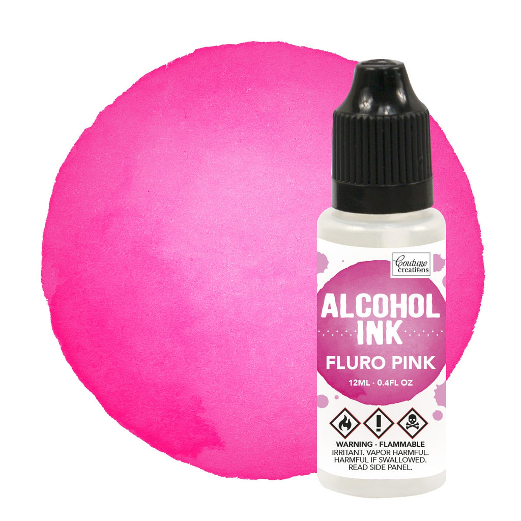 Couture Creations Fluro Pink Alcohol Ink 12ml / 0.4fl