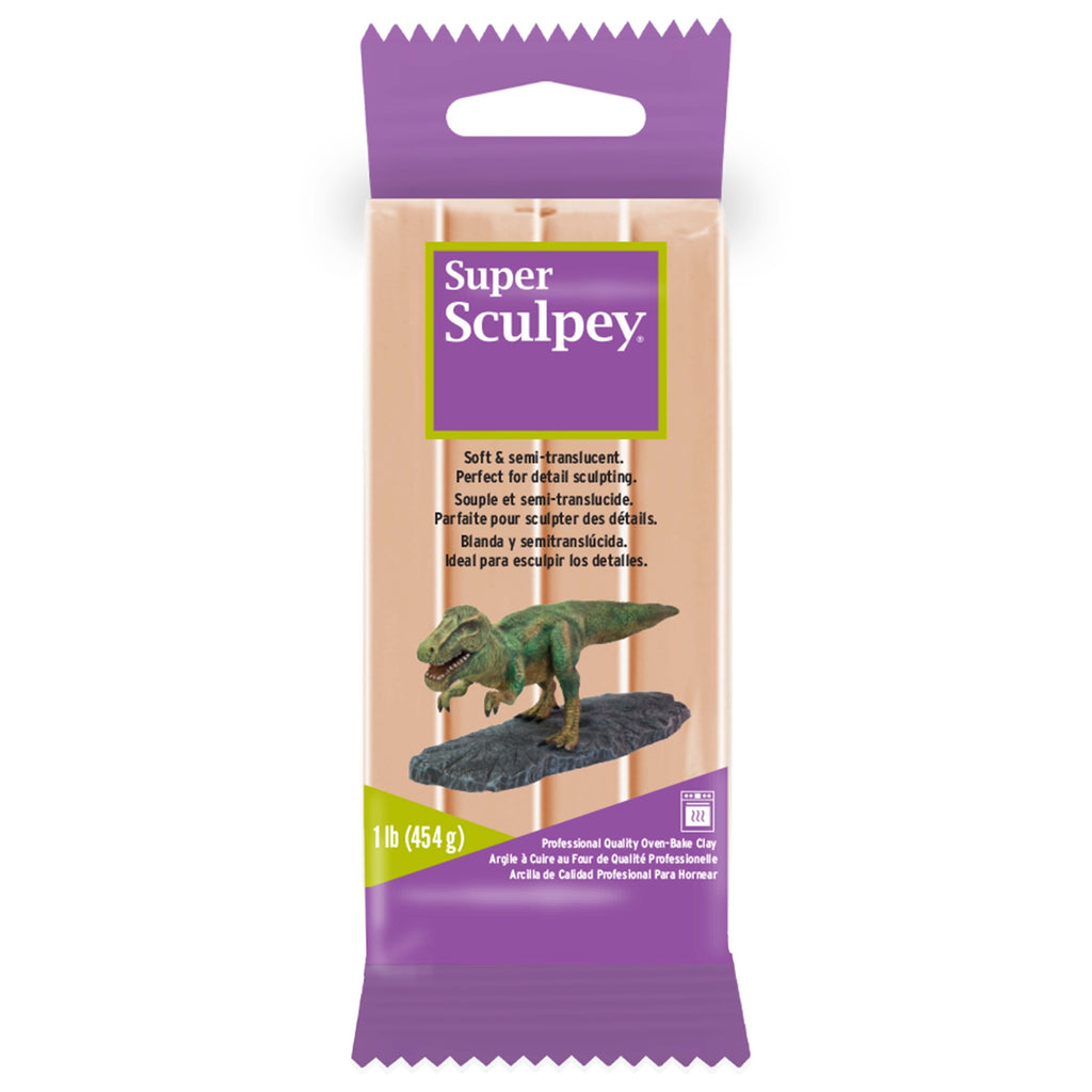 Super Sculpey - Beige, 1 Lb (454 G)