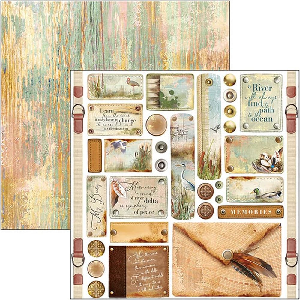 12"x12" Sheets X12 Delta Tags &buttons