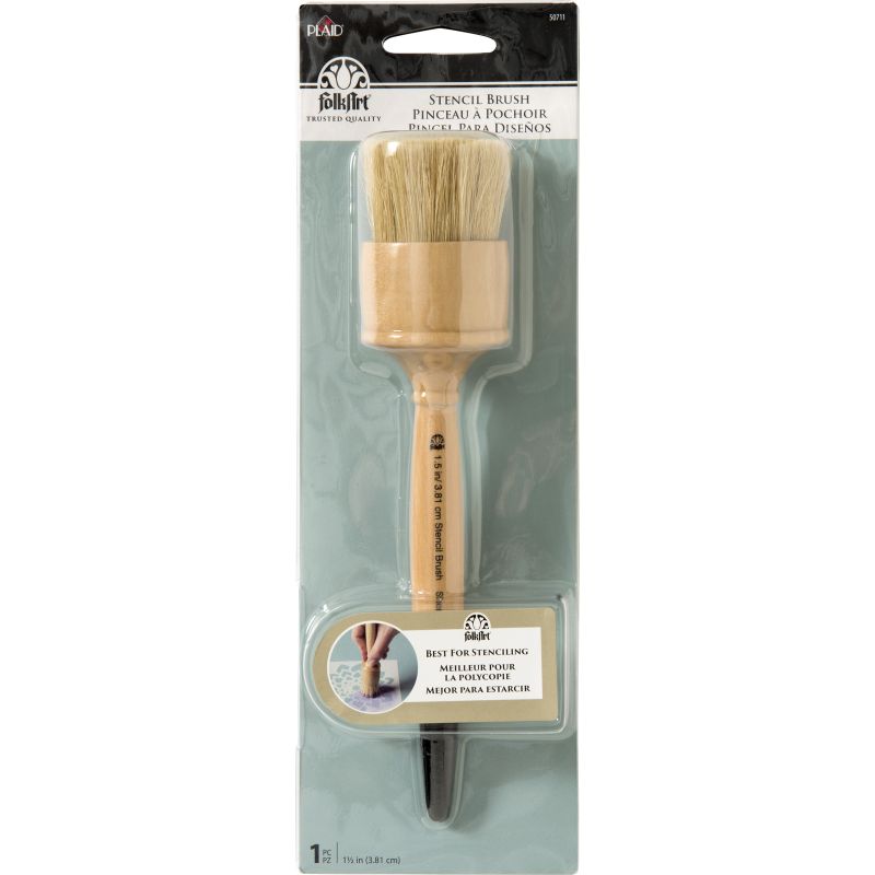 Folkart Stencil Brush 1.5"