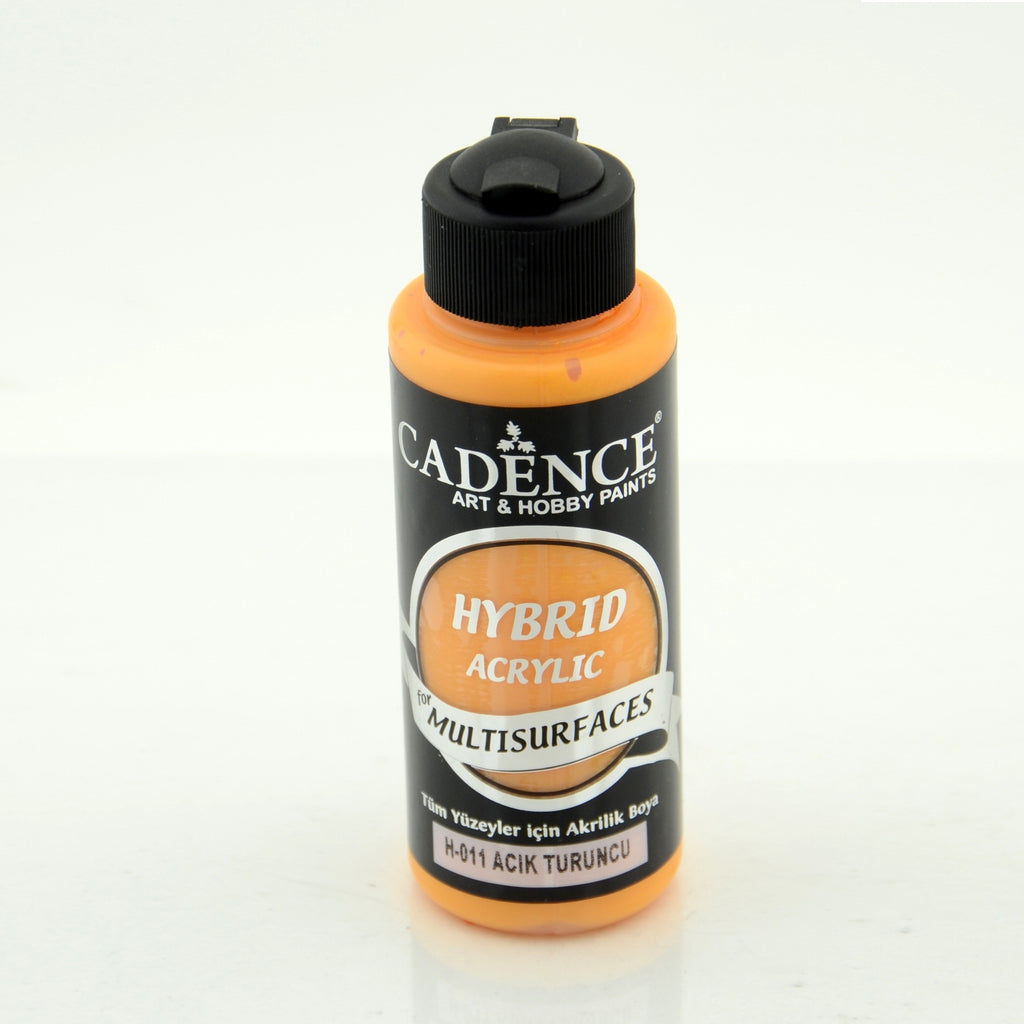 Cadence Light Orange 120 Ml Hybrid Acrylic Paint For Multisurfaces