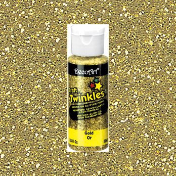 DecoArt Gold Craft Twinkles 2oz.