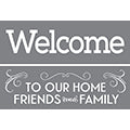 DecoArt Friends & Family 6"x18" 2 Pack Stencil