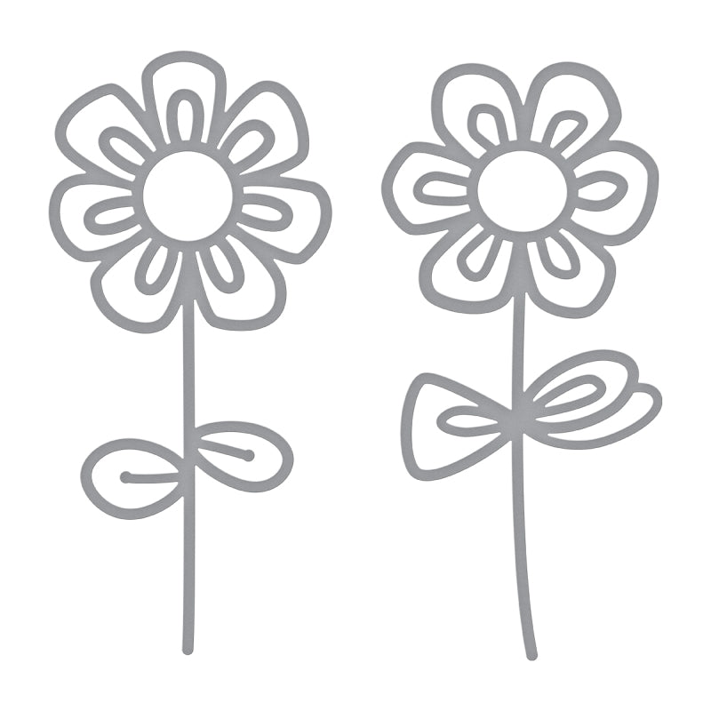 Spellbinders Sketched Blooms 2 - Die D-lites
