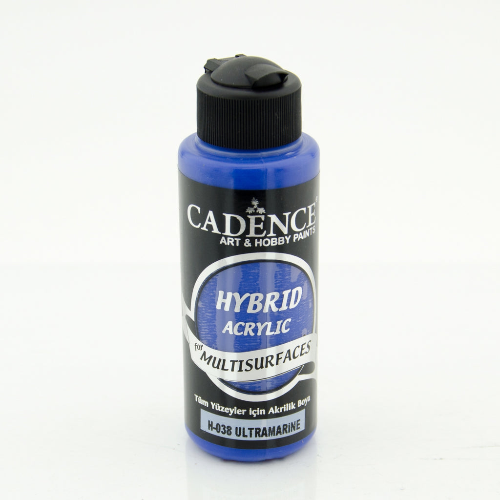 Cadence Ultramarine Blue 120 Ml Hybrid Acrylic Paint For Multisurfaces