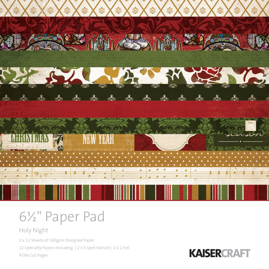 Kaisercraft Holy Night 6.5 Inch Paper Pad