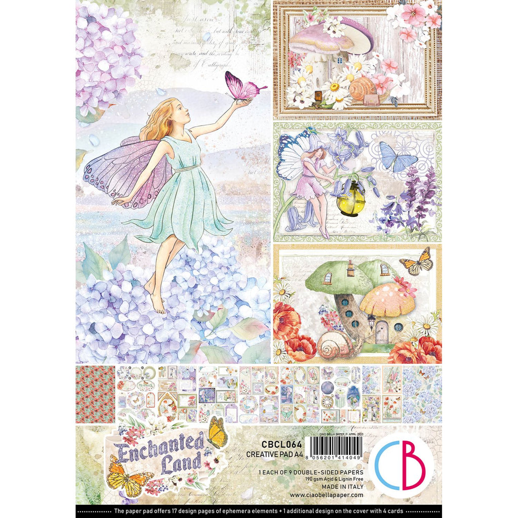 Ciao Bella Enchanted Land A4 Creative Pad
