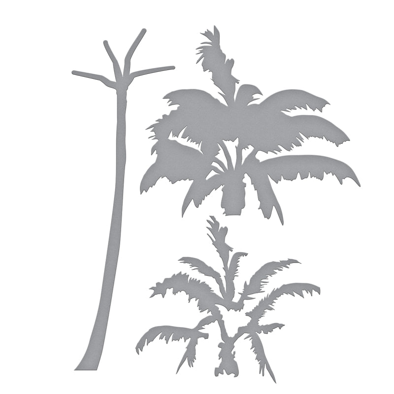 Spellbinders Layered Palm Tree Etched Die
