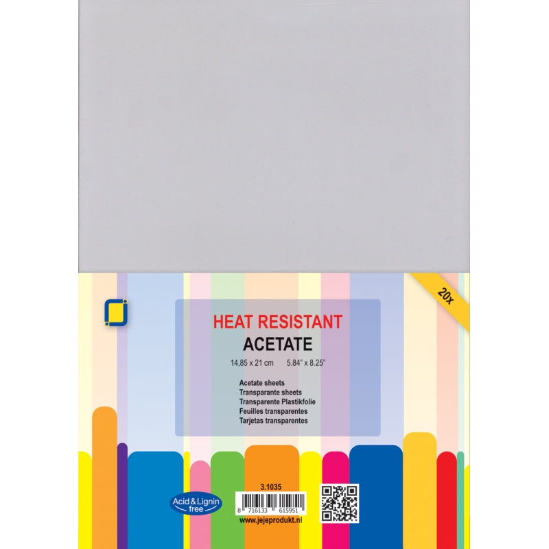 20 X A5 Acetate Sheets