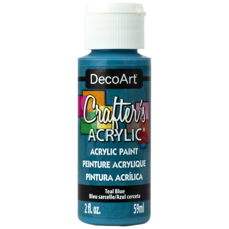DecoArt Teal Blue Crafters Acrylic 2oz