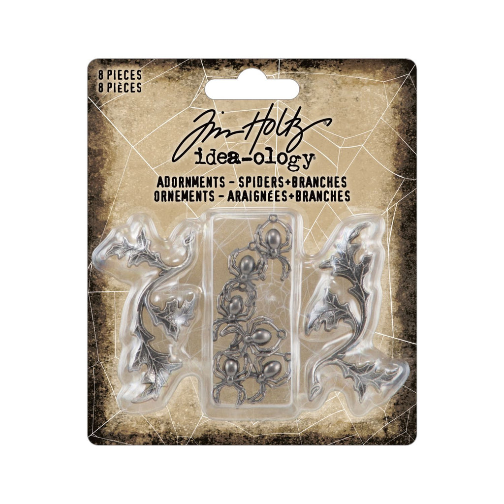 Advantus Tim Holtz Adornments Spiders Branches Halloween