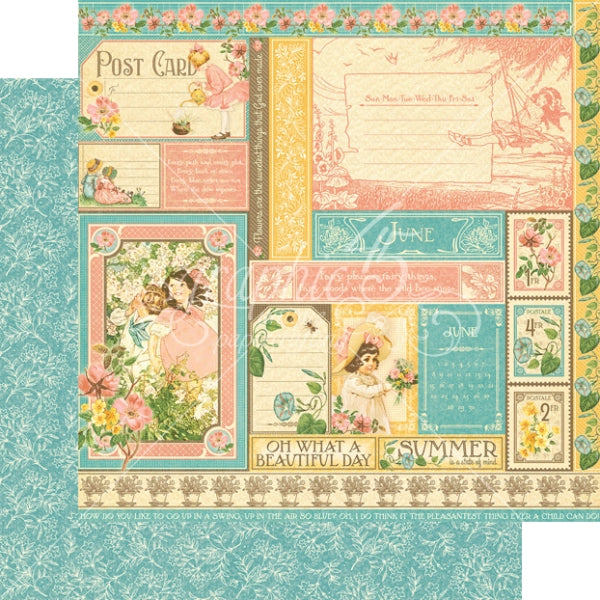 Graphic 45 June Collective Packs Of 10 Sheets