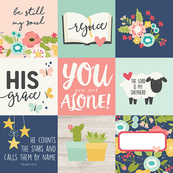 Simple Stories 4x4 Elements Packs Of 10 Sheets