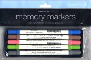 American Crafts Memory Marker - Set 4