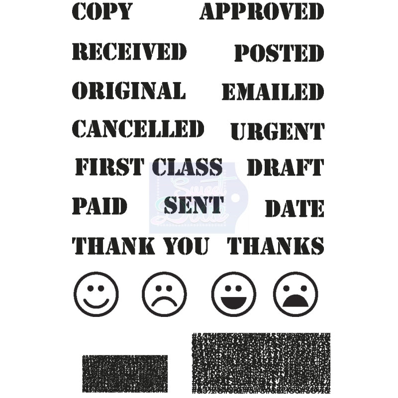 Photocentric World Of Craft Office Stamps