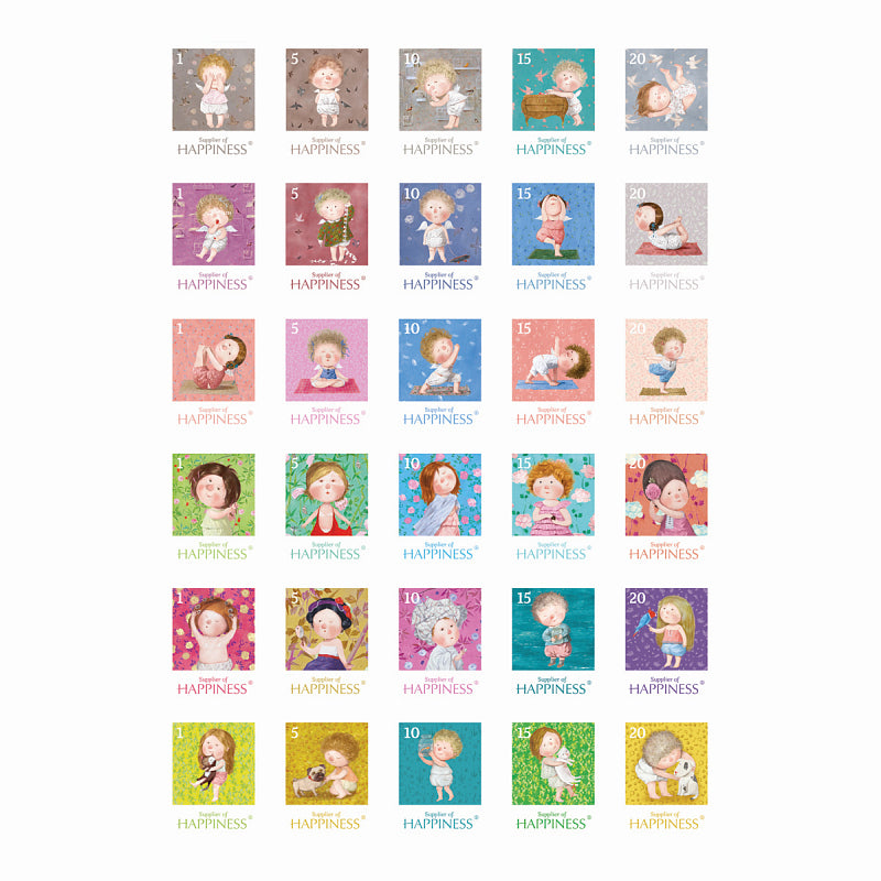 Couture Creations A4 Stamp Stickers (30pc)