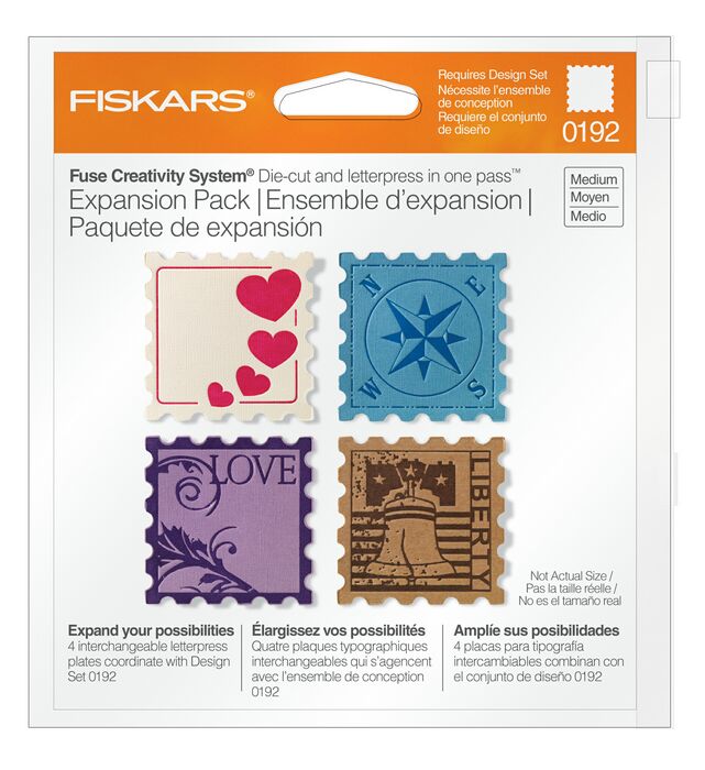 Fiskars Expansion Pack - Stamp (4 Pk)