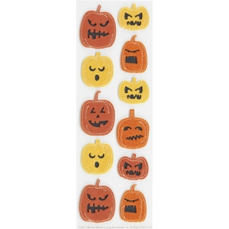 Martha Stewart Crafts Stitched Felt Pumpkin Stickers