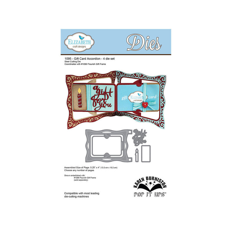 Elizabeth Craft Designs Gift Card Accordion