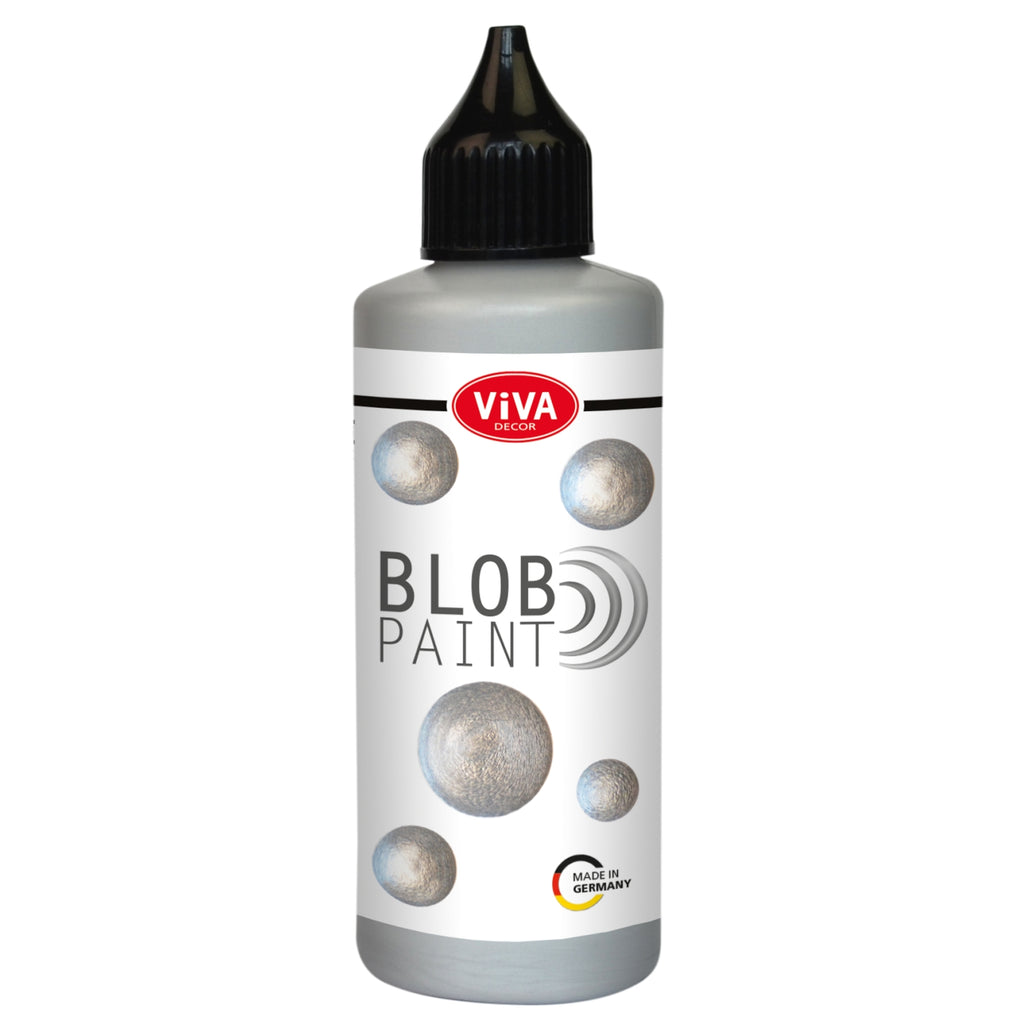 Viva Decor Blob Paint 90 Ml Silver Metallic