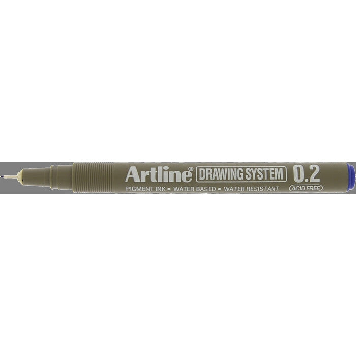 Ek232 0.2 Drawing Pen Blue Boxes Of 12s