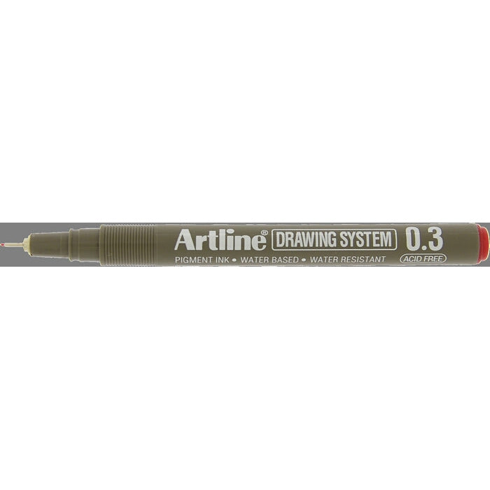 Ek233 0.3 Drawing Pen Red Boxes Of 12s