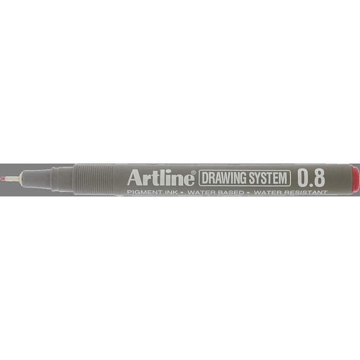 Ek238 0.8 Drawing Pen Red Boxes Of 12s
