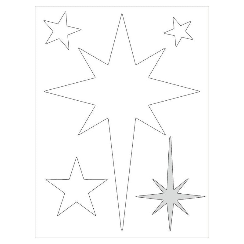 Card-io Star Of Wonder - Majemask Stencil