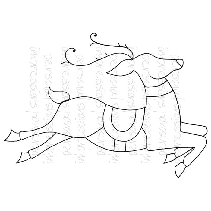 Photocentric Lindsay Mason Zendoodle Reindeer A6