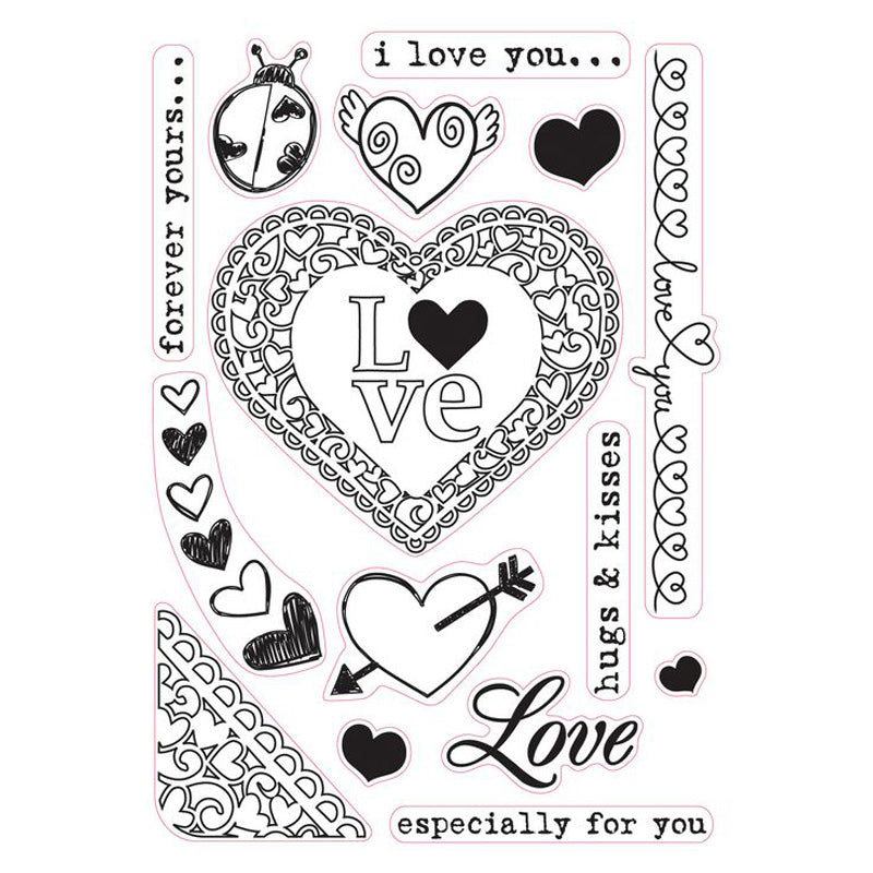 Photocentric A6 -forever Yours Clear Stamps