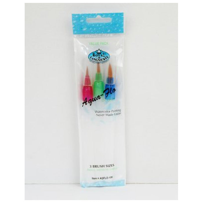Royal Brush Company Aqua-flo Brush Set 3 Pc