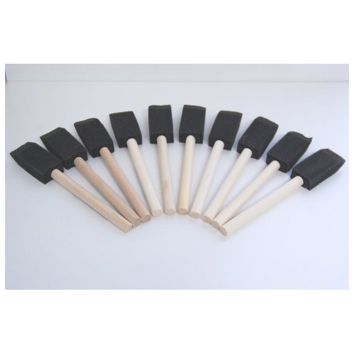 Creativ Foam Brush Lolly 2.5cm Pack 10