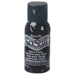 DecoArt Lamp Black Sosoft 1oz.