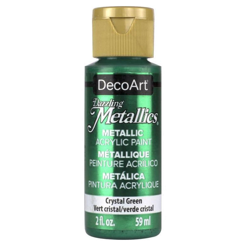 DecoArt Crystal Green Americana Metallics 2oz