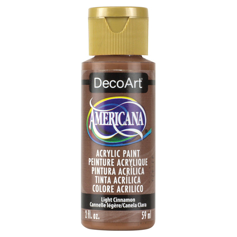DecoArt Light Cinnamon American Acrylic 2oz.