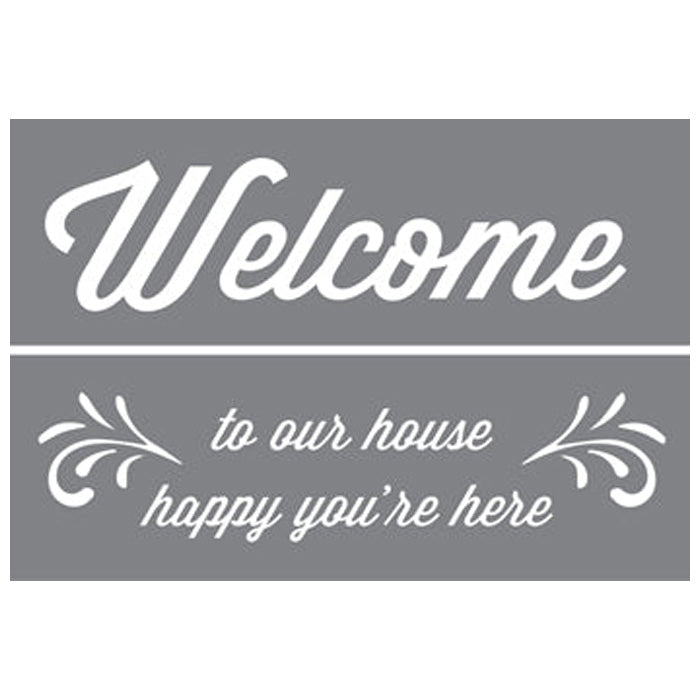 DecoArt Happy You're Here 6"x18" 2 Pack Set